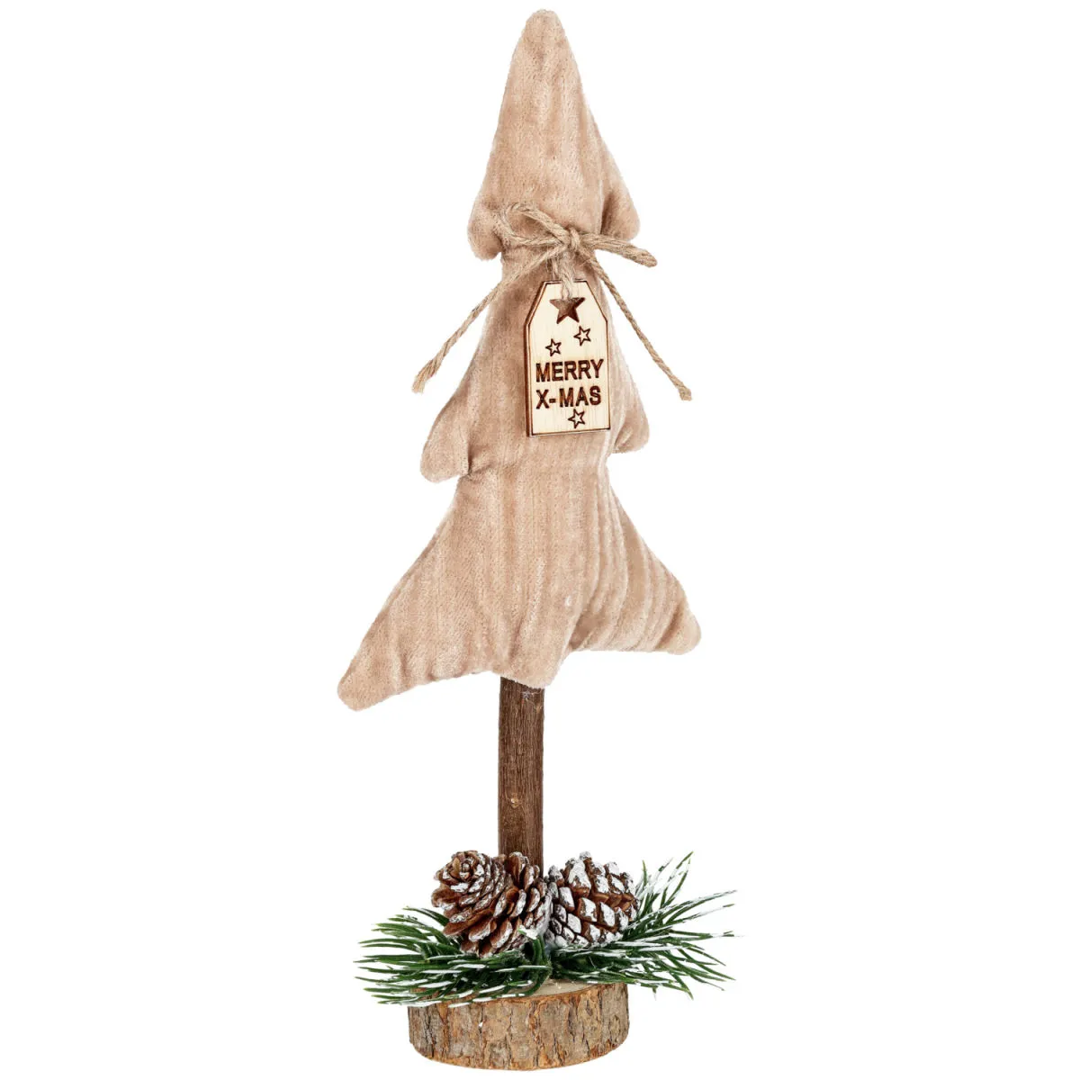 Albero decorativo Adea; 11x6x28 cm (LxLxH); beige
