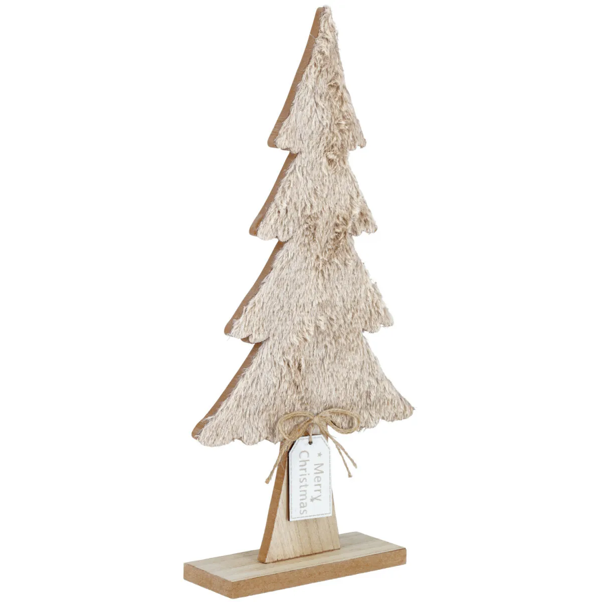 Albero decorativo Agim; 30x8x60 cm (LxLxH); naturale/bianco