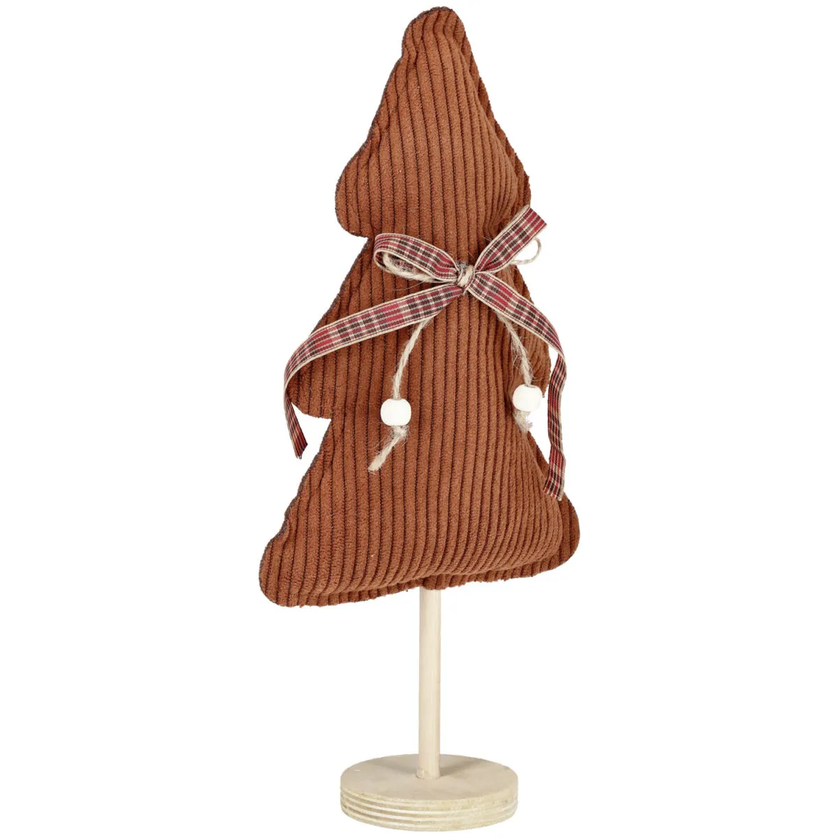 Albero decorativo Abetare; 14x6.5x30.5 cm (LxLxH); marrone/naturale/bianco