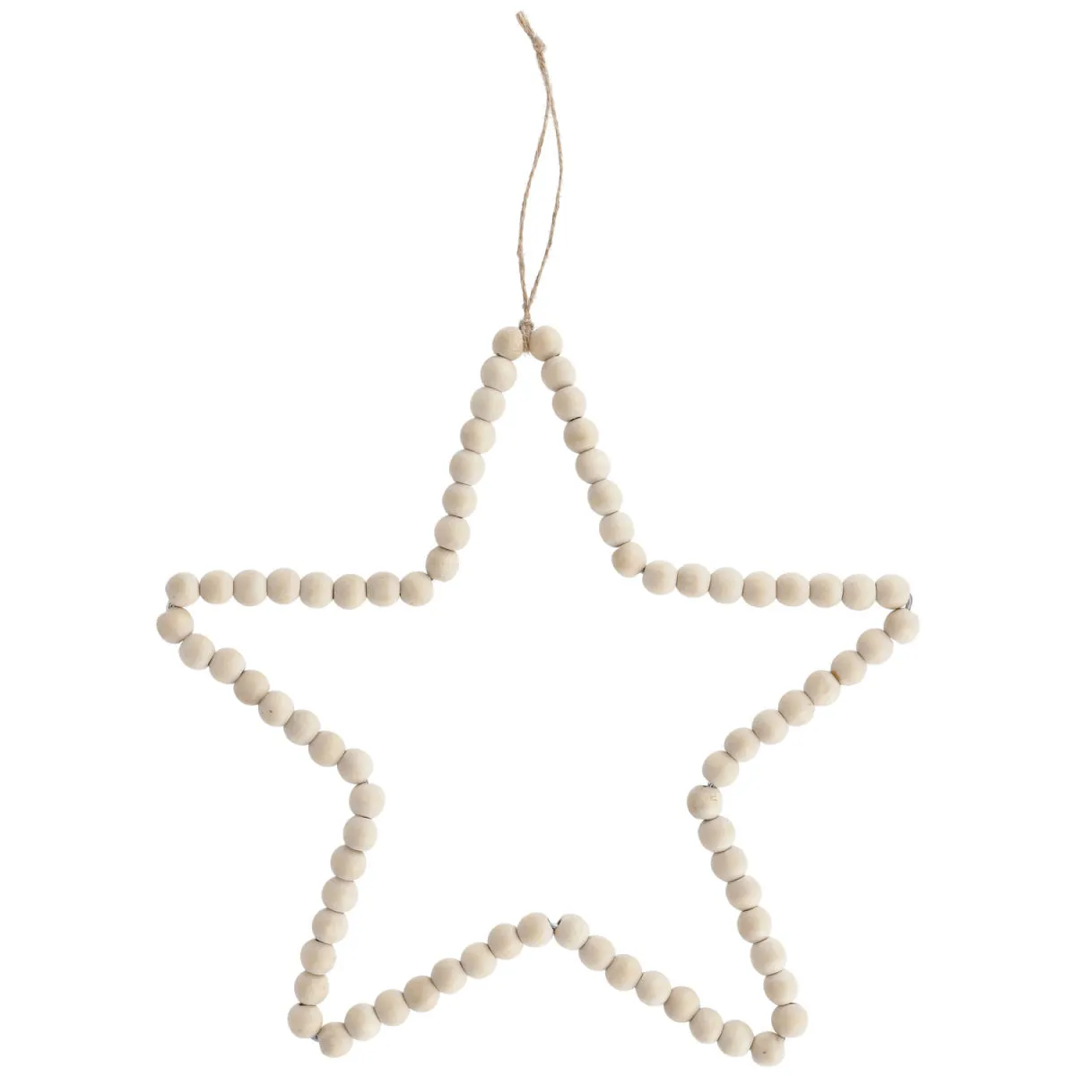 Stella decorativa da appendere Mauro Stella; 30x1.4x28 cm (LxLxH); naturale