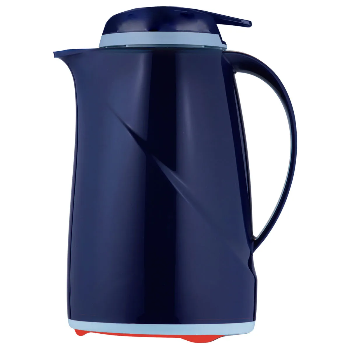 helios caraffa termica Wave Push; 600 ml, 12.8x22.3 cm (ØxH); blu
