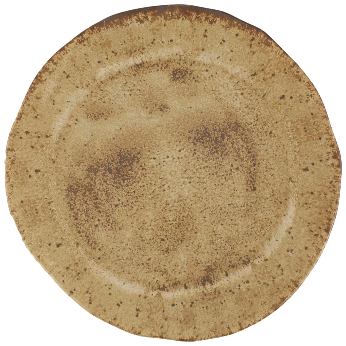 6x Porland Piatto piano Natura; 30x2 cm (ØxH); marrone chiaro/marrone scuro; rotonda; 6 pz. / Pacco