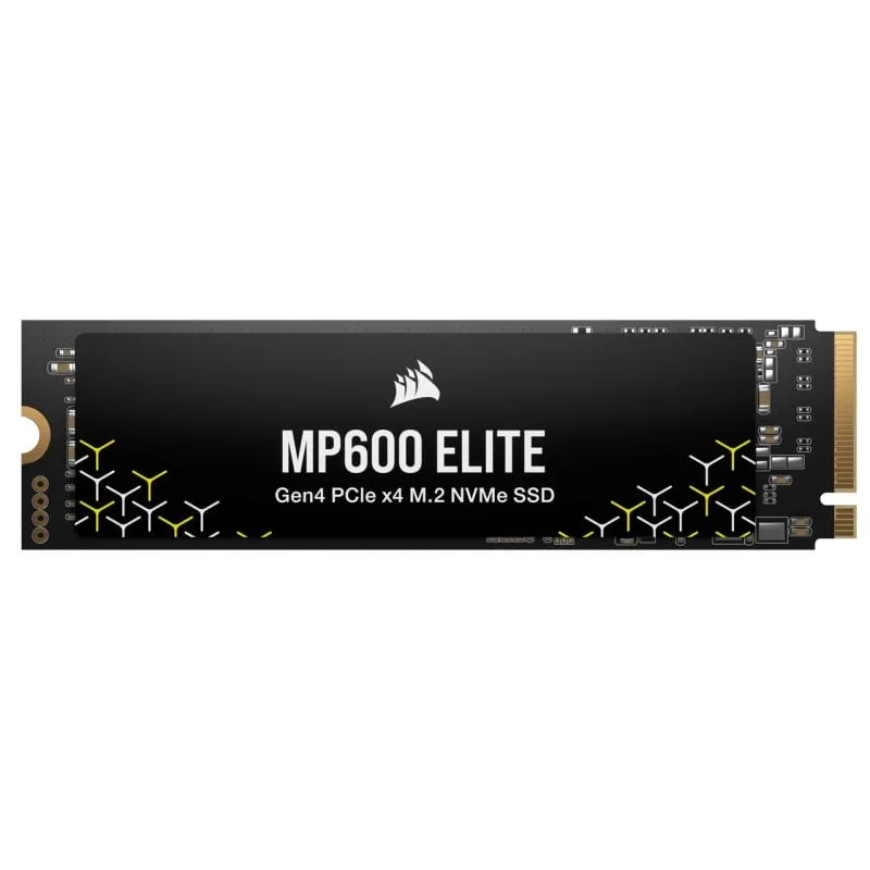 Corsair MP600 ELITE SSD da 2 TB PCIe Gen4 x4 NVMe M.2 NAND TLC 3D senza dissipatore di calore