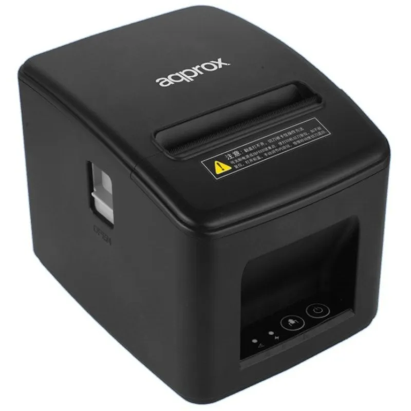 Circa appPOS80AM-USBLAN Stampante termica per biglietti USB/Ethernet nera