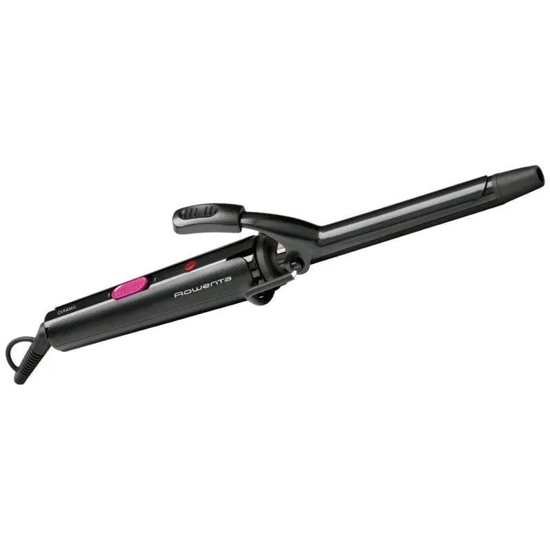 Arricciacapelli Rowenta Curler 2 CF2119 Ceramica 180°C 25W Cilindro Dritto Nero