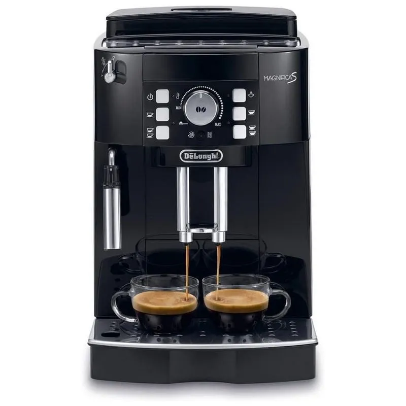 DeLonghi Magnifica S ECAM21.110.B Macchina da caffè superautomatica con macinacaffè da 15 bar, nera