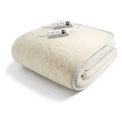 Scaldasonno COMFORT due piazze Lana merino Beige 16800