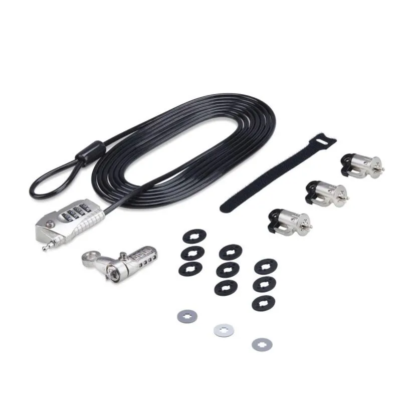 Candado Antifurto Kensington StarTech.com Kit 3 Cablati Combinazione 3 m Candado Antirrobo