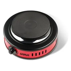 Fornello elettrico 1 zona (D11cm) Furnel Red e Black G10157 (16x17,5x7,8cm) 500W