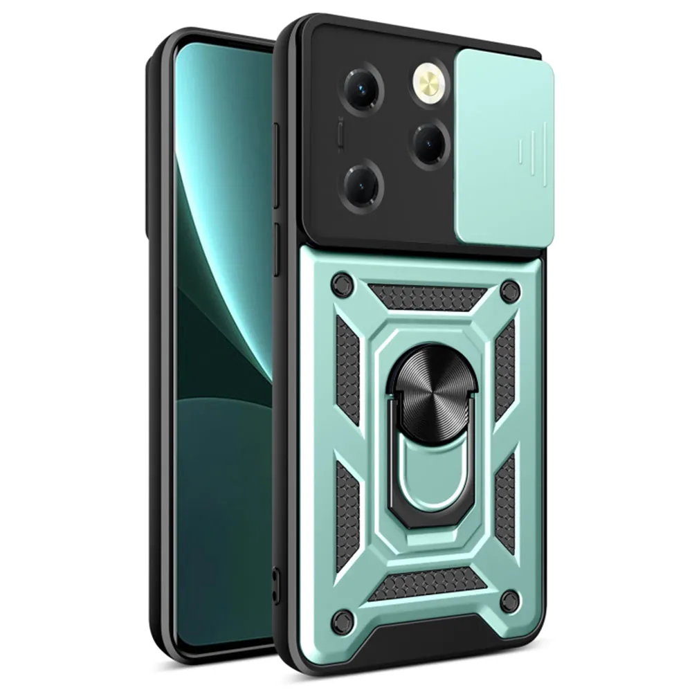 Custodia per Tecno Spark 20 Pro / Infinix Hot 40 / Hot 40 Pro, Techsuit, CamShield, Verde