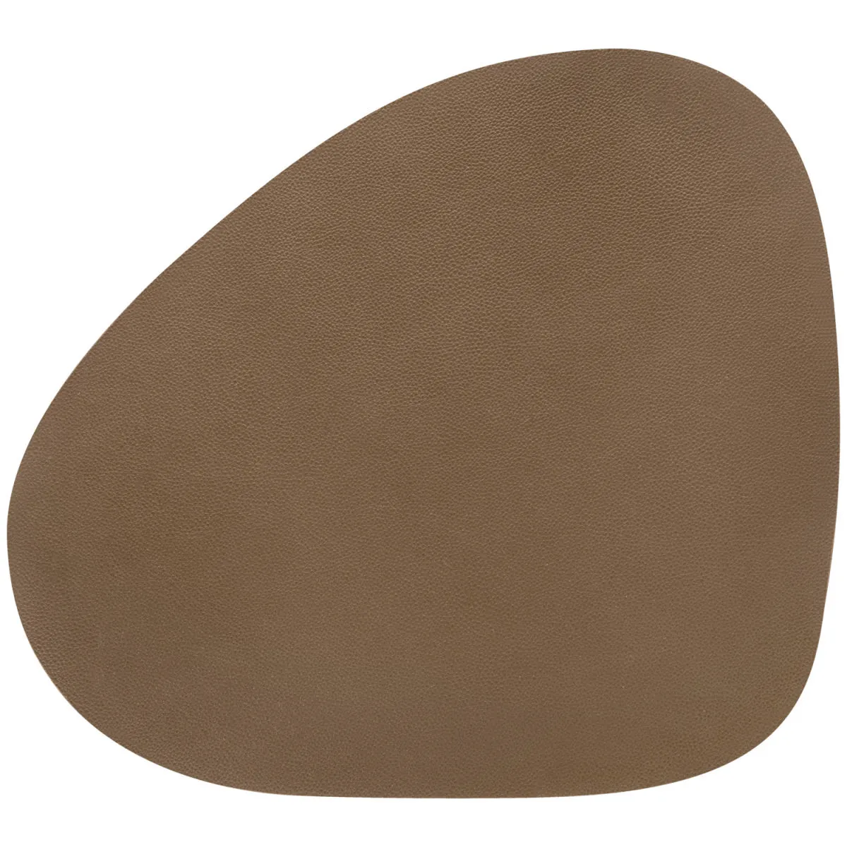 4x ERWIN M. Tovaglietta americana Kaja organico; 37x41 cm (LxL); tortora; ovale; 4 pz. / Pacco