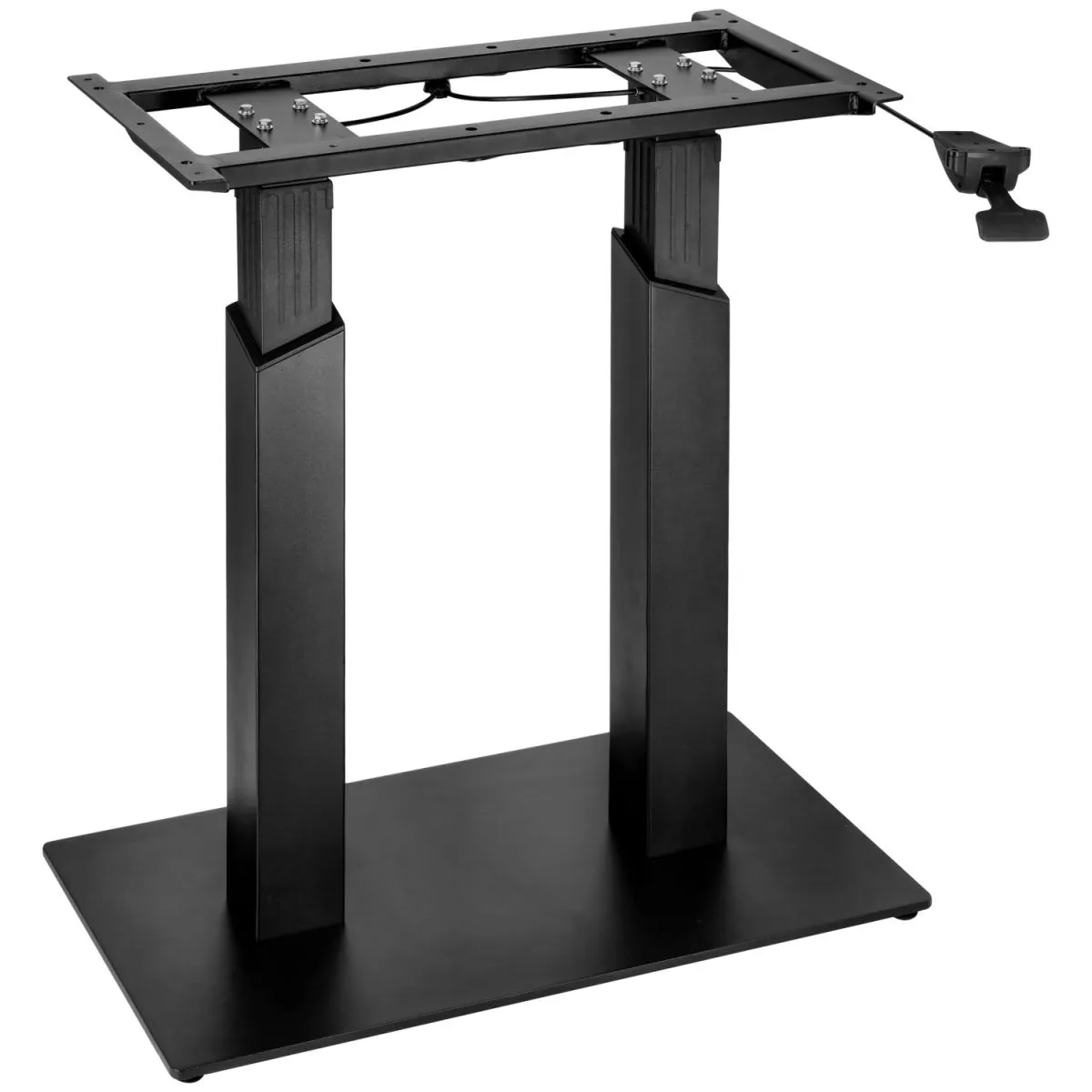 VEGA Base per tavolo rettangolare Alturo angolare; 40x70x72 cm (LxLxH); nero; rettangolare