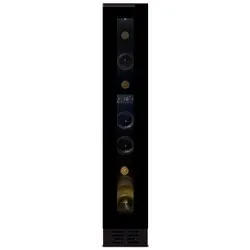Cantinetta incasso 7 bottiglie VNB 15 CRR Black classe G (L15cm)