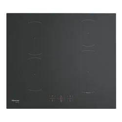 Piano cottura induzione 4 zone HI4 HI6401MSC Matt black (60cm)
