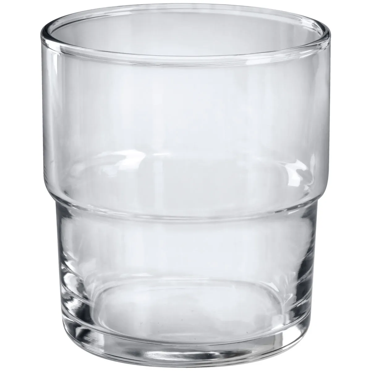 6x Pasabahçe Tumbler Hill; 200 ml, 6.5x9.3 cm (ØxH); trasparente; 6 pz. / Pacco