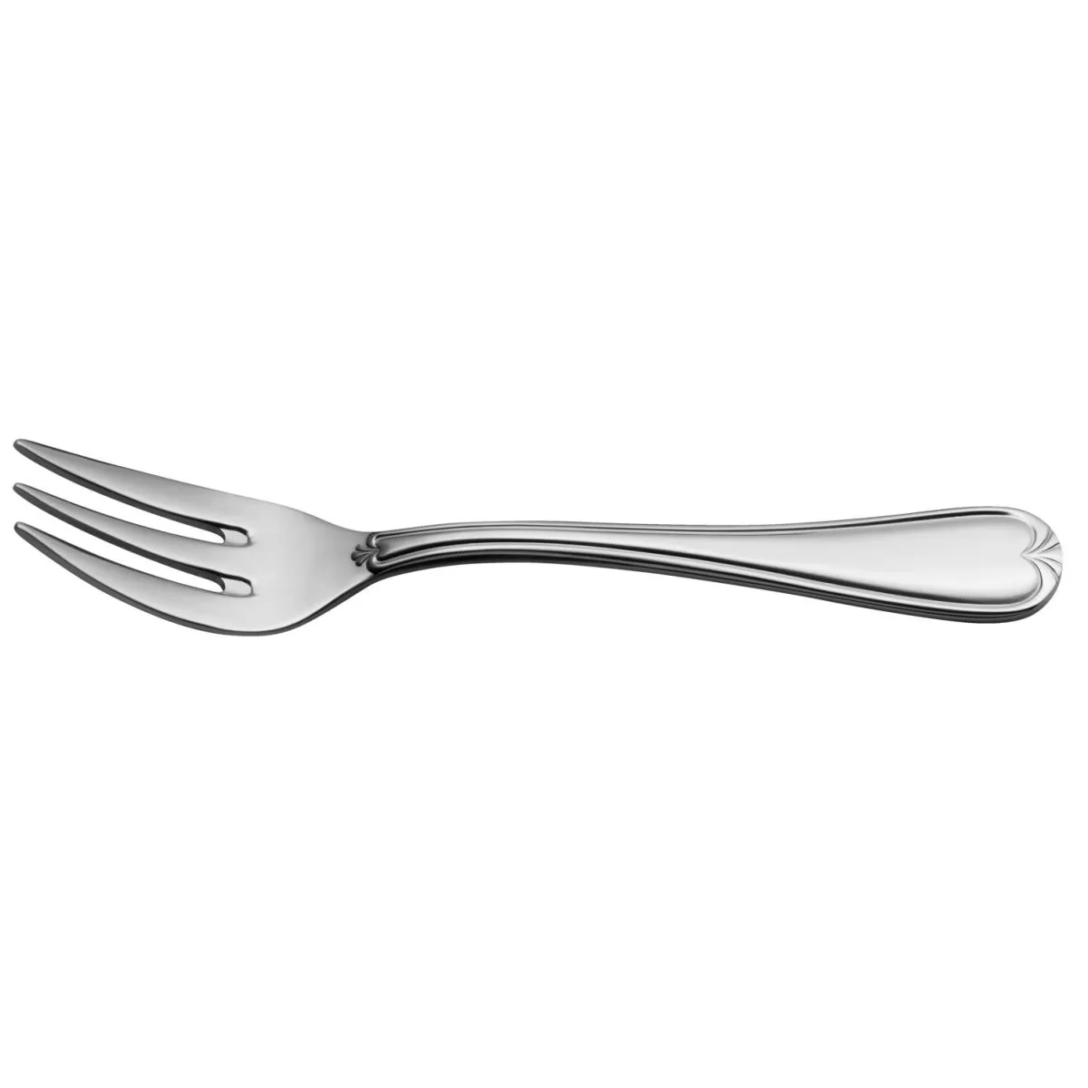 12x VEGA Forchetta da dolce Monte Carlo; 14.1 cm (L); argento, manico argento; 12 pz. / Pacco