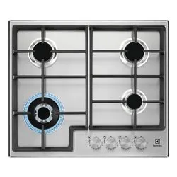 Piano cottura gas 4 zone SERIE 600 EGS64362X StepPower Inox (60cm)