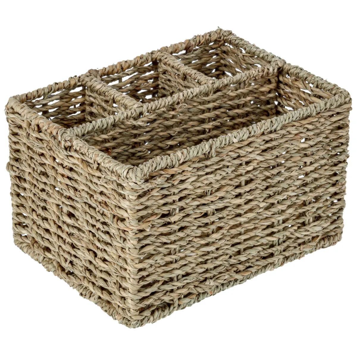 PULSIVA Portaposate da tavolo Händel; 23x17x14 cm (LxLxH); beige melange/verde melange
