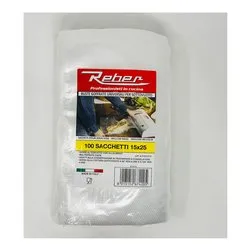 Sacchetti sottovuoto Goffrati 15x25 cm 6745 N (100pz)