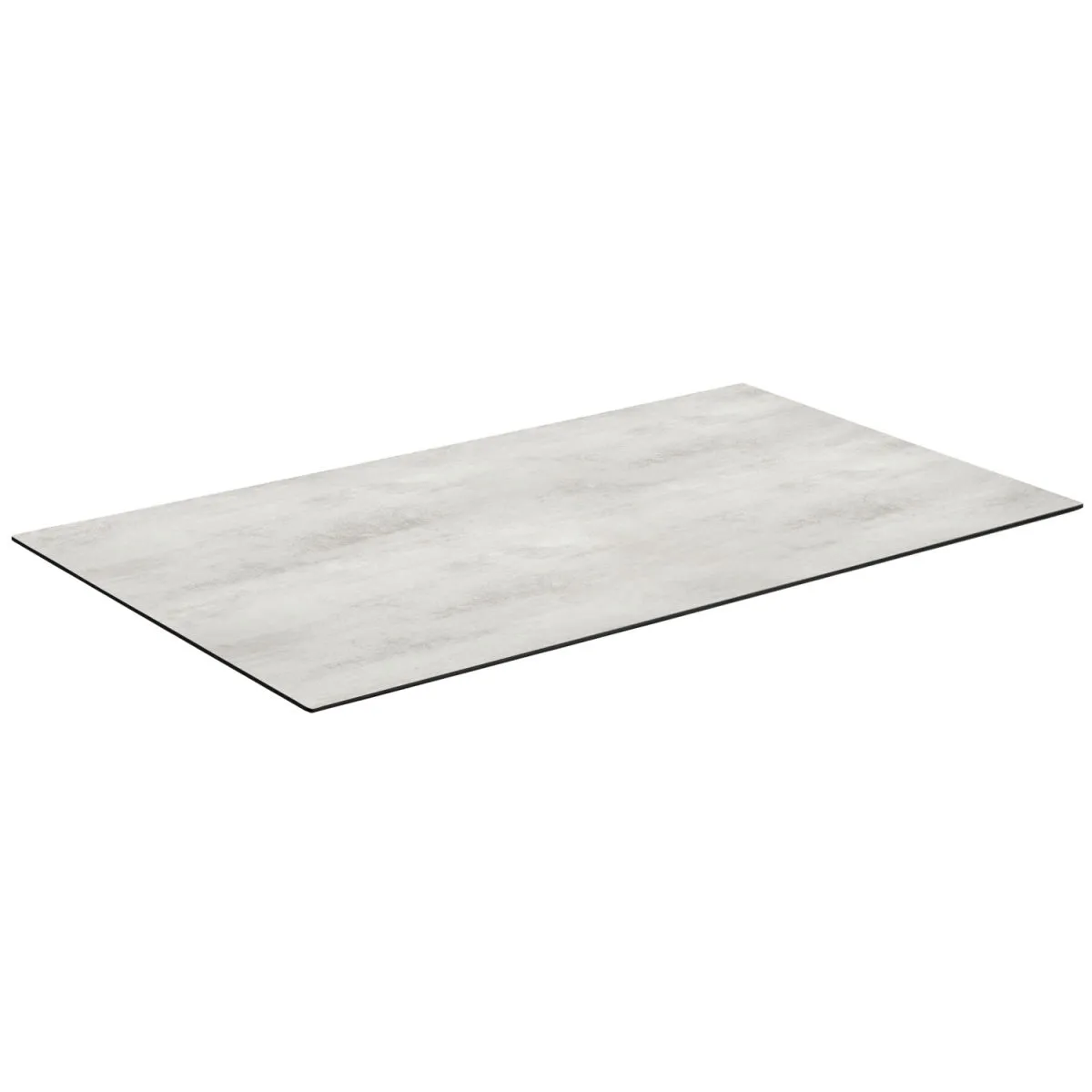 VEGA Piano da tavolo HPL da esterno Lift rettangolare; 130x80 cm (LxL); grigio pietra; rettangolare