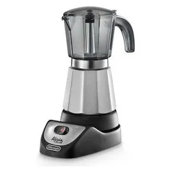 Moka elettrica 450W 4 tazze ALICIA Emk 4 Gray e Black 0132037005