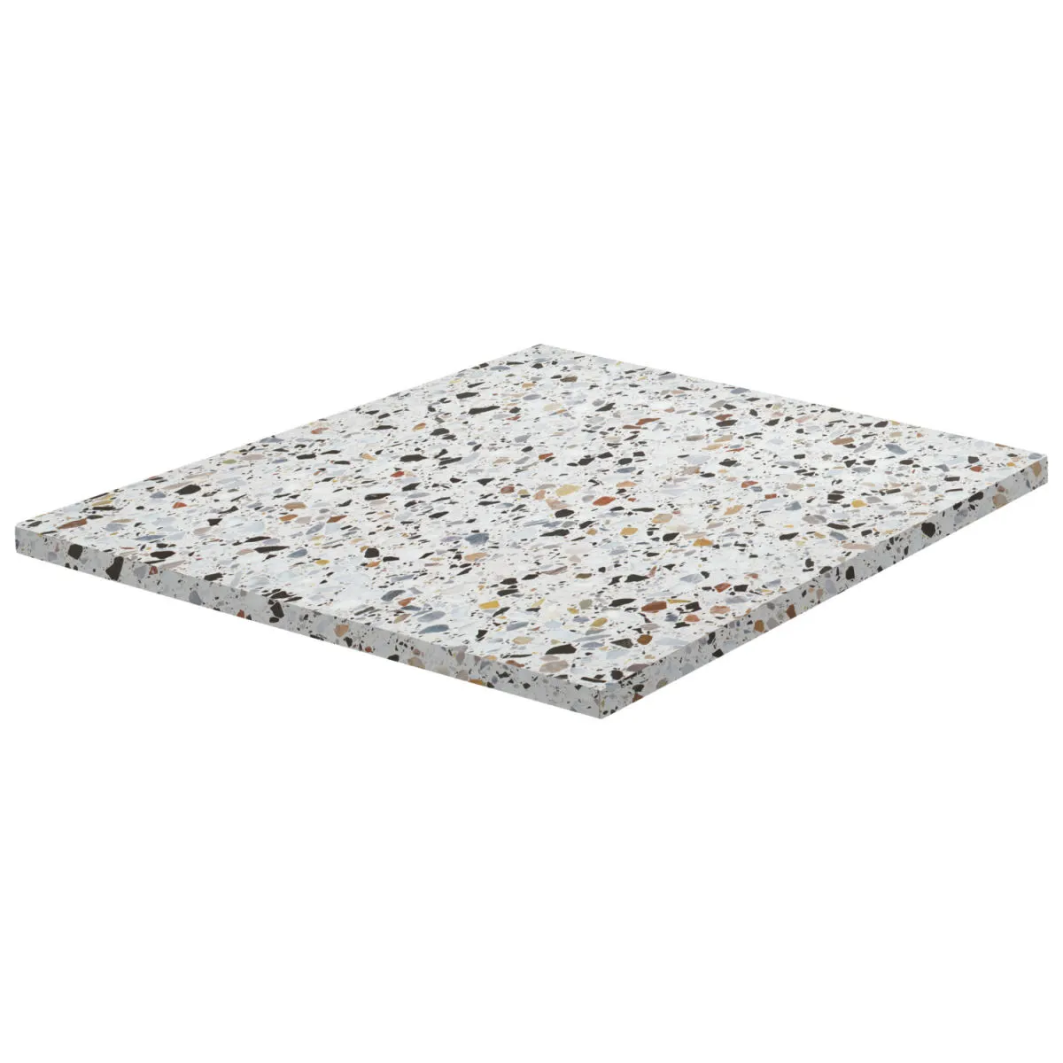 VEGA Piano per tavolo Maliana quadrato; 60x60 cm (LxL); terazzo; quadrata