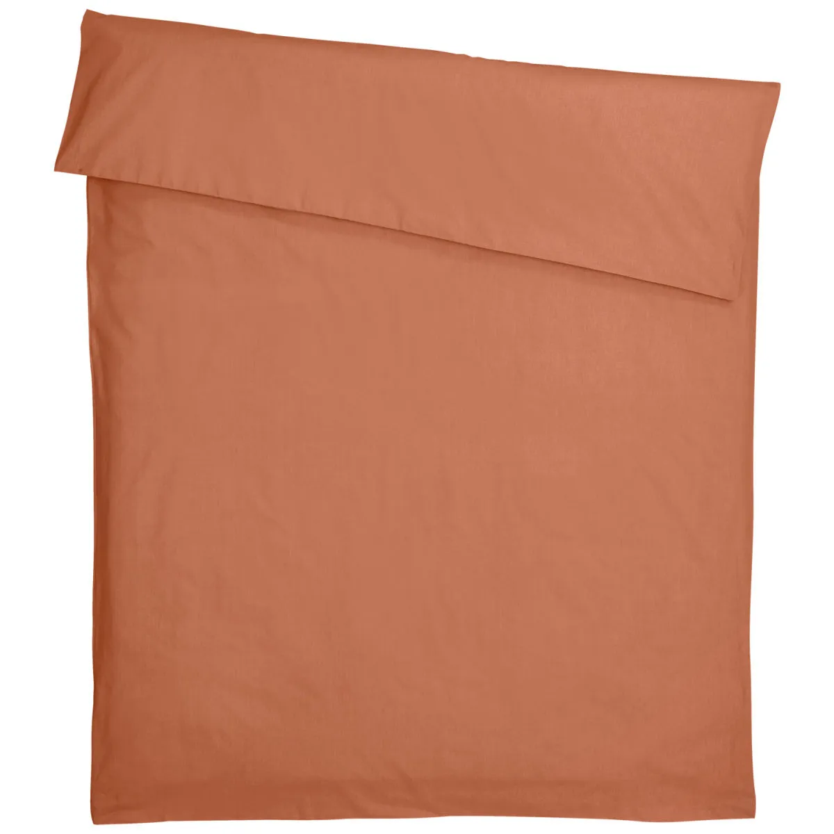 ERWIN M. Copripiumino Sienna chiusura a sacco; 140x200 cm (LxL); terracotta