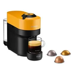 Macchina caffè Capsula 1260W VERTUO POP ENV 90 Y Black e Yellow
