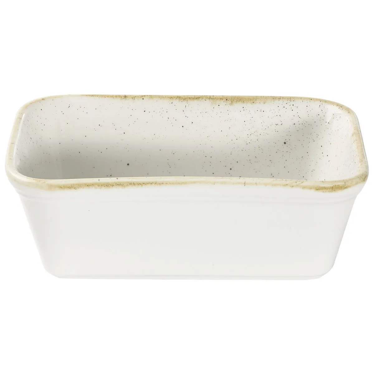 12x Churchill Teglia per lasagne Stonecast Barley White; 600 ml, 16x12x5 cm (LxLxH); bianco/marrone; rettangolare; 12 pz. / Pacco