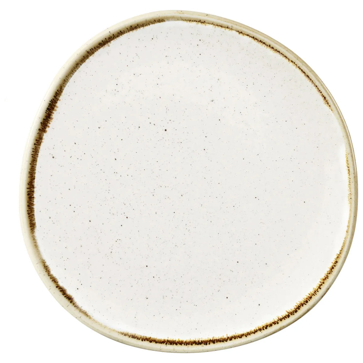 12x Churchill Piatto piano Stonecast Barley White organico; 21 cm (L); bianco/marrone; organica; 12 pz. / Pacco