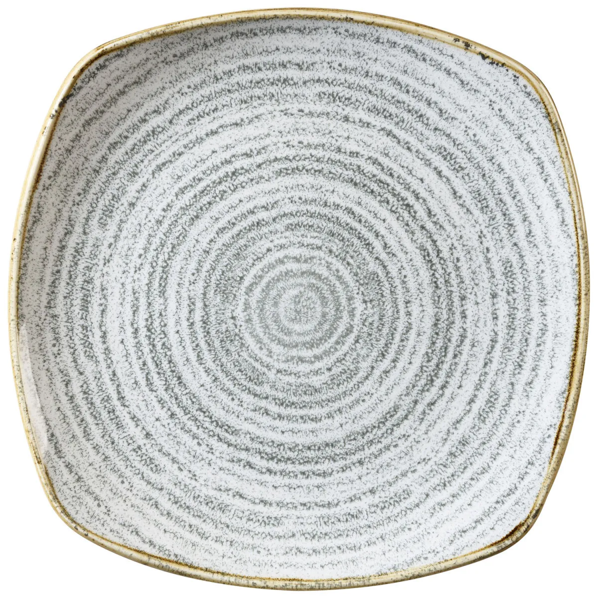 12x Churchill Piatto Studio Prints Stone Grey quadrato; 21.5 cm (L); grigio chiaro/marrone; quadrata; 12 pz. / Pacco