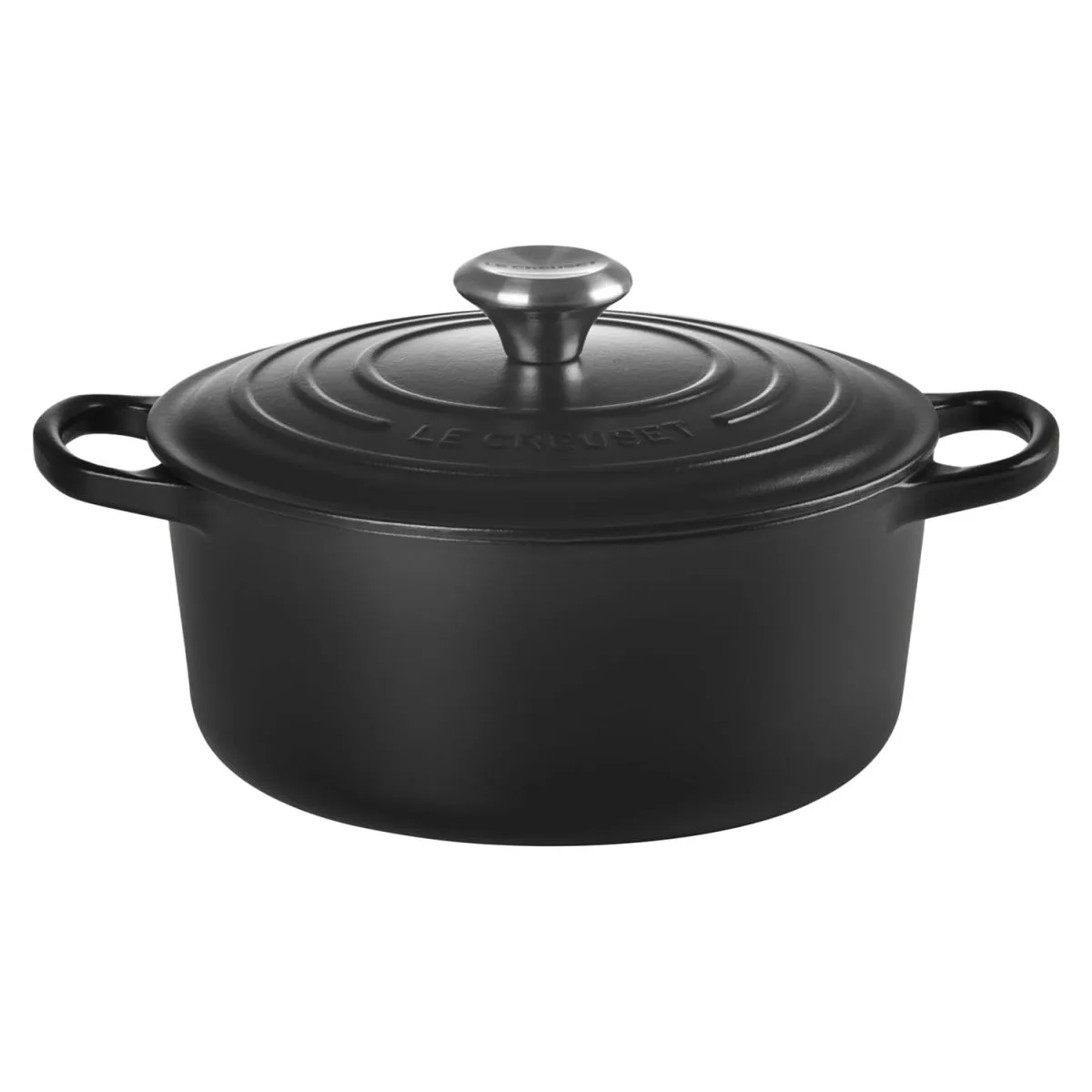Le Creuset Casseruola Signature rotonda 24 cm; 4.2 l, 24x17.2 cm (ØxH); nero; rotonda