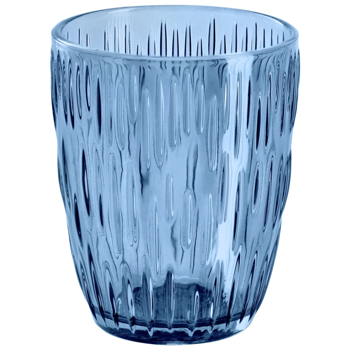 6x VEGA Bicchiere acqua Kalea; 280 ml, 8x9.8 cm (ØxH); blu scuro; 6 pz. / Pacco