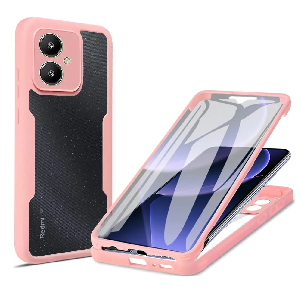 Custodia per Xiaomi Redmi 13C 5G, Techsuit, ColorVerse 360, Rosa
