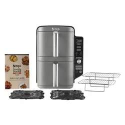 Friggitrice ad aria (6in1) 2470W (9,5Lt) AIR FRYER Double Stack XL Gray SL400EU