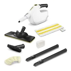 Lava pavimenti a vapore 1300W 3Bar 4in1 SC 1 Multi&Up White e Black 1 516 410 0