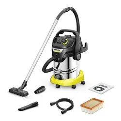 Bidone aspiratutto 1300W (30Lt) KWD 6 P S V 30 8 22 T Silver e Black 1 628 486 0