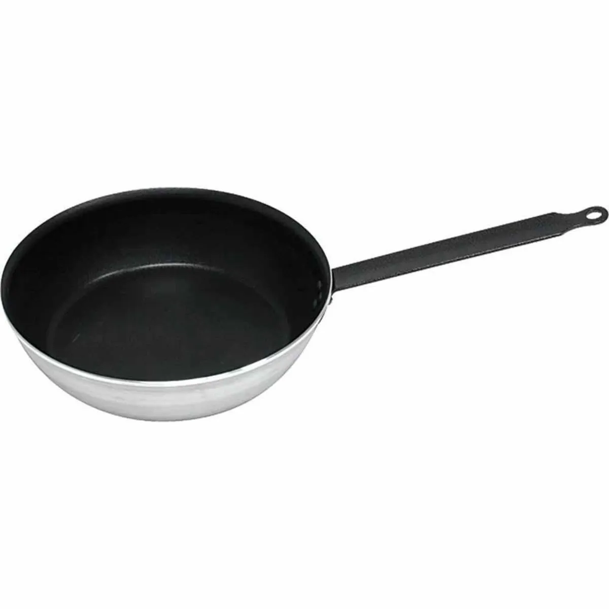 Stalgast Padella profonda in alluminio con rivestimento antiaderente; 3800 ml, 28x7.5 cm (ØxH); argento