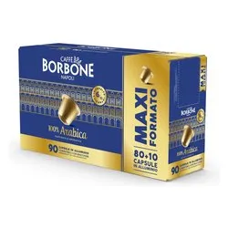 Capsule ( Nespresso ) 100% Arabica 90 pz REBARABICA80+10N