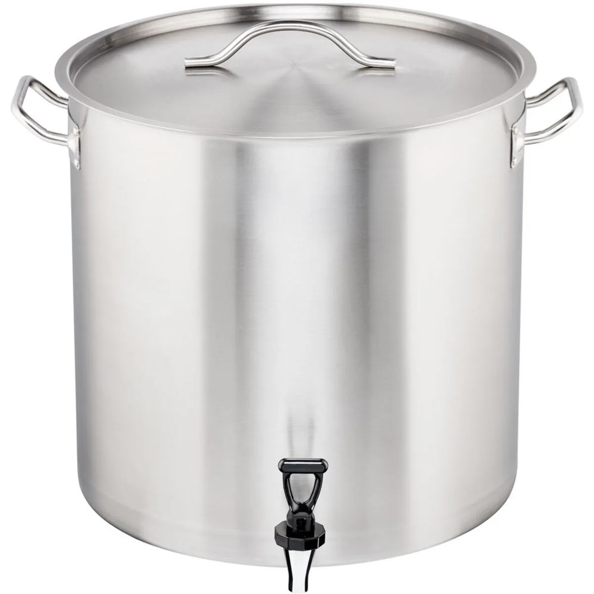 Stalgast Bollitore per patate in acciaio inox con rubinetto di scarico e coperchio; 50.3 l, 40x40 cm (ØxH); argento