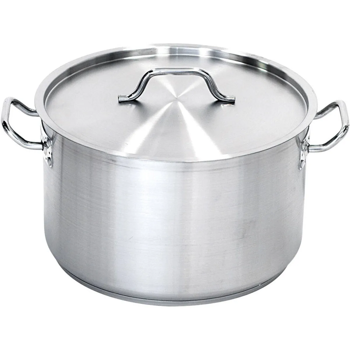 Stalgast Pentola per zuppa in acciaio inox , forma medio-alta, con coperchio; 37.7 l, 40x30 cm (ØxH); argento