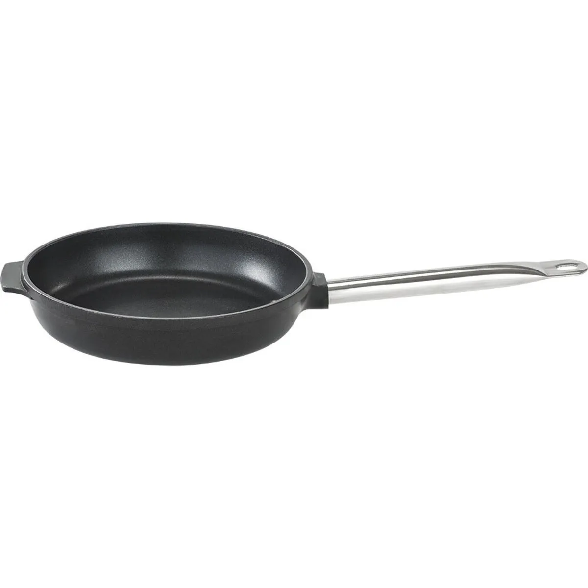 Stalgast Padella in alluminio fuso al titanio; 28x5.5 cm (ØxH); argento