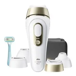 Epilatore SILK EXPERT Pro 5 White e Gold PL5431