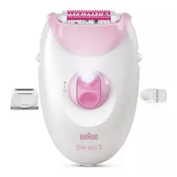 Epilatore SILK EPIL 3 White e Pink SE3 031