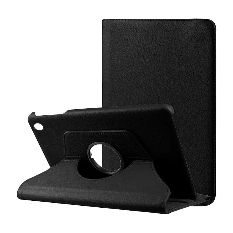 Custodia in similpelle liscia nera per Samsung Galaxy Tab A9 X110 / Tab A11