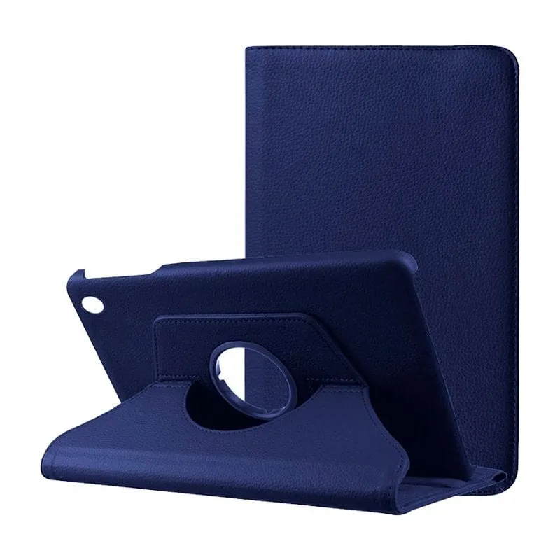 Custodia in similpelle liscia blu per Samsung Galaxy Tab A9 X110 / Tab A11