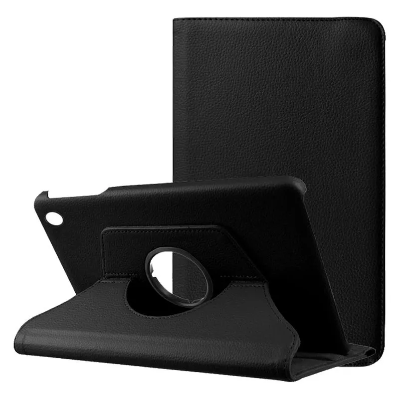 Custodia in similpelle nera liscia e fresca per Samsung Galaxy Tab A9 Plus X210 / Tab A11 Plus