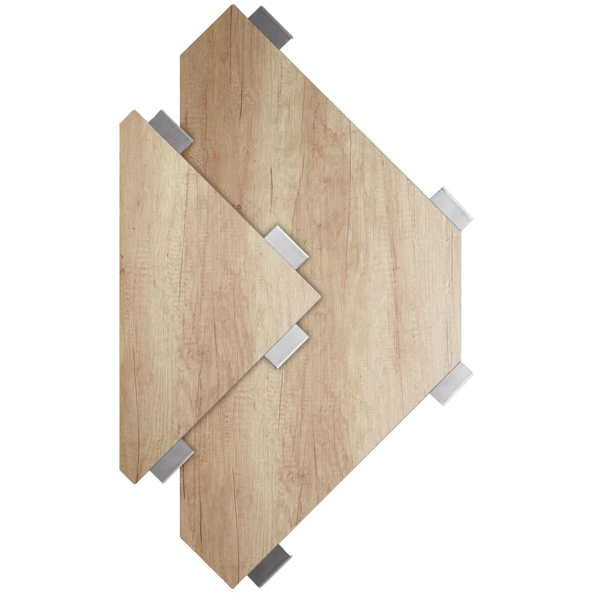 VEGA Bancone bar da esterno Baruba ad angolo interno; 78x56x115 cm (LxLxH); quercia/naturale/antracite