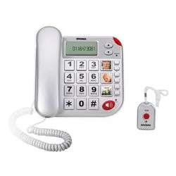 Telefono fisso SUPER BRAVO Plus Argento