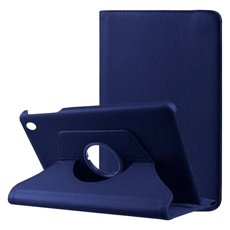Custodia in similpelle liscia blu per Samsung Galaxy Tab A9 Plus X210 / Tab A11 Plus